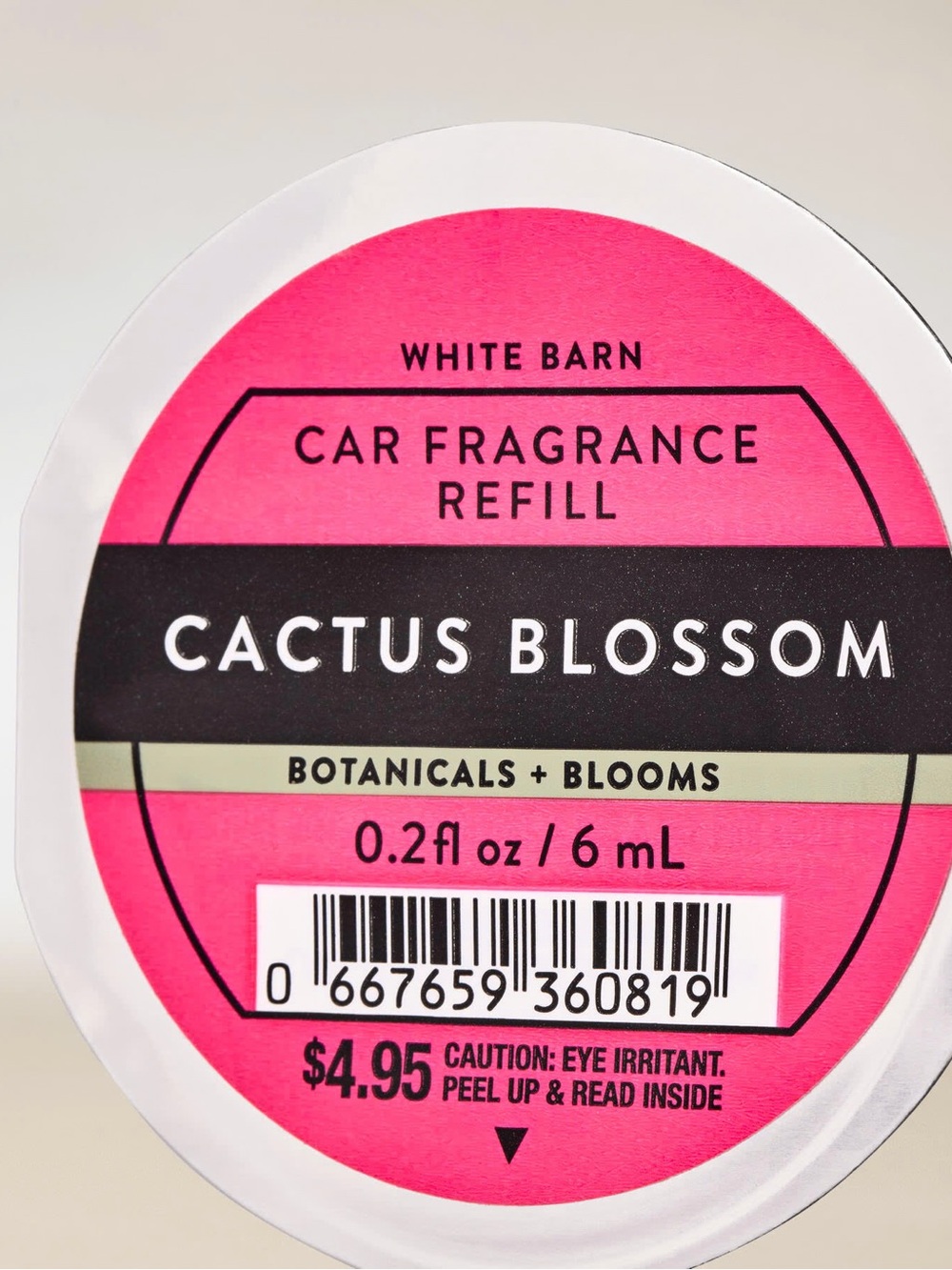 🌵 Brand New! BBW Cactus Blossom Car Fragrance Refill (0.2 fl oz) ☀️